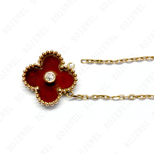 梵克雅寶（VanCleef&Arpels）四葉草項鏈焊接