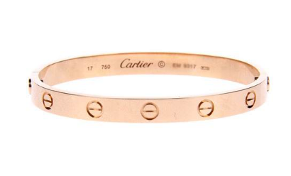 cartier玫瑰金手鐲維修