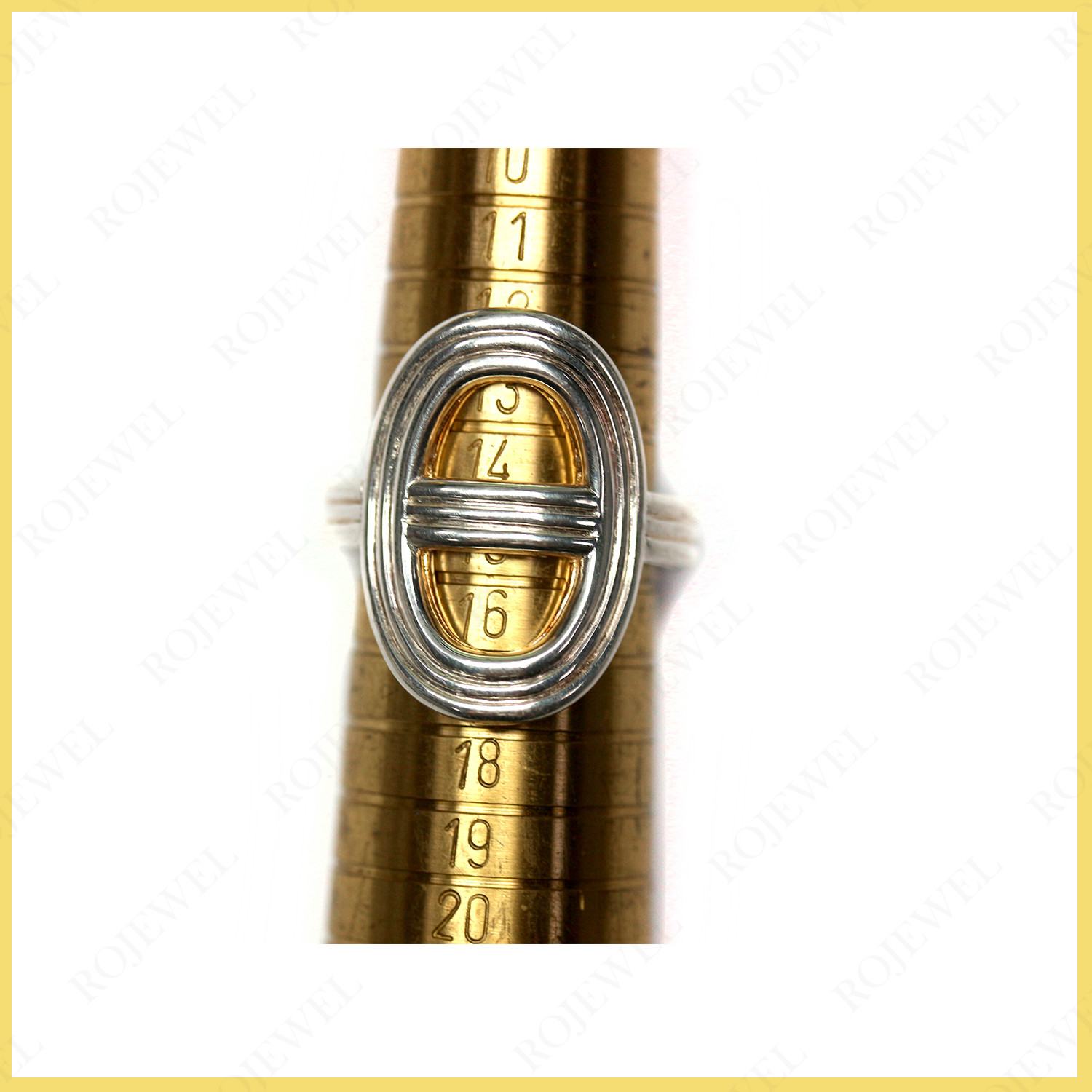 愛馬仕（Hermes）戒指改小尺寸前后對比