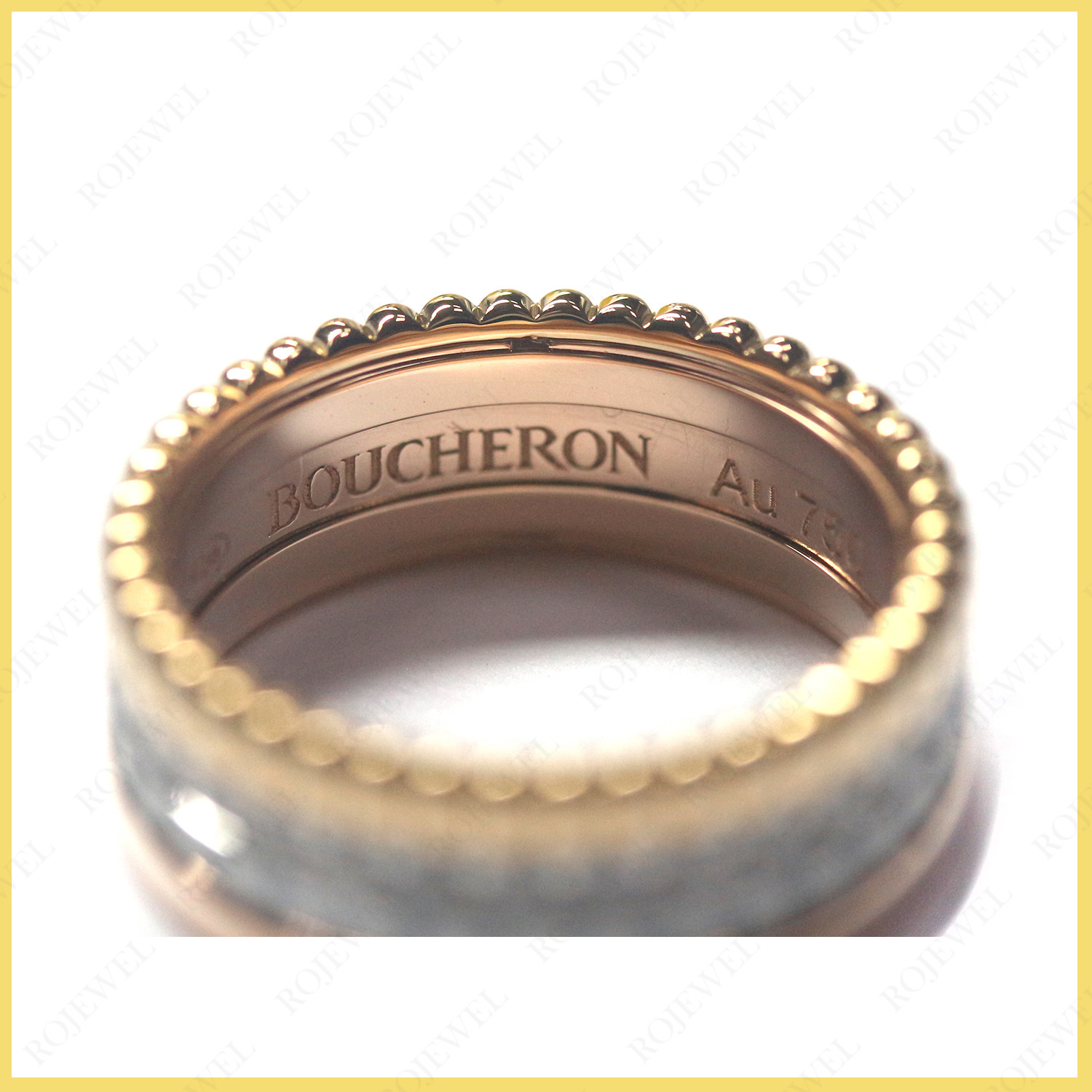 寶詩龍（Boucheron）戒指墊圈改小修復