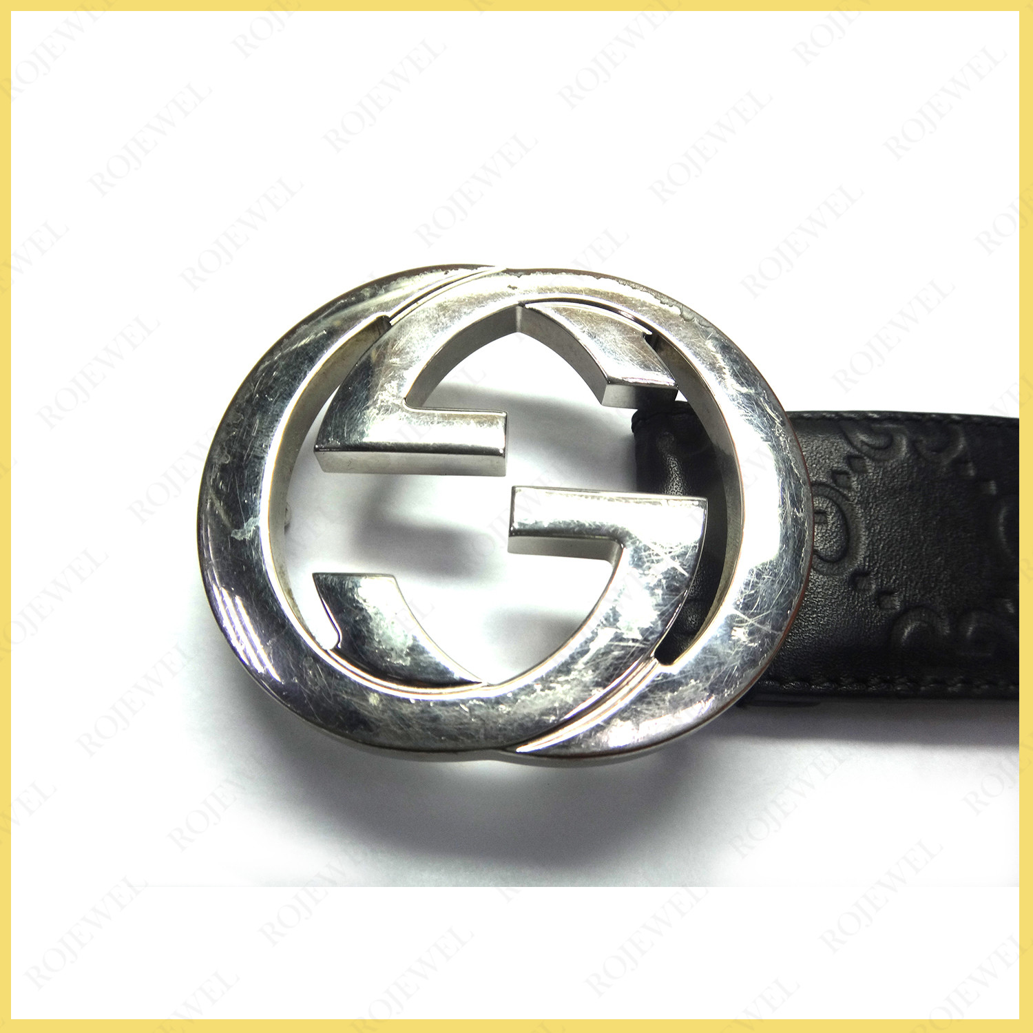 古馳（Gucci）皮帶頭拋光翻新修復